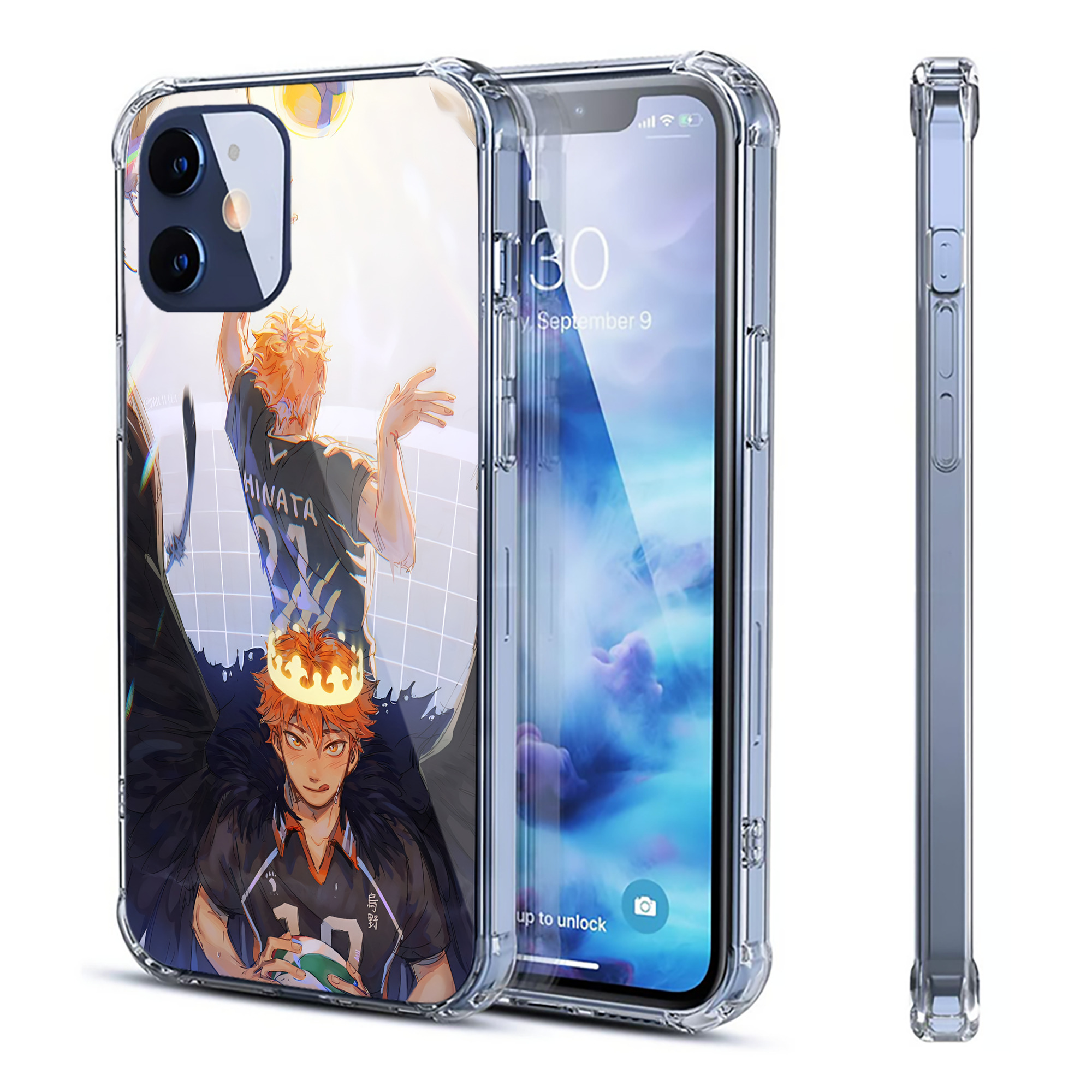 （画像用） ハイキュー!! Haikyu!! 【iPhone 12シリーズ対応】透明スマホケース（クリアソフトケース）
